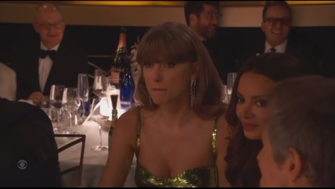 Taylor Swift Unimpressed by Jo Koy's Joke at Golden Globes, Sparks Online Reaction