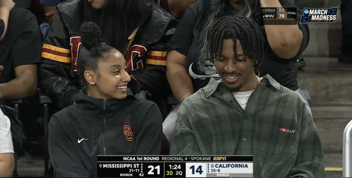 Social Media Buzzes Over JuJu Watkins and Jayden Daniels Dating Rumors After Courtside Sighting
