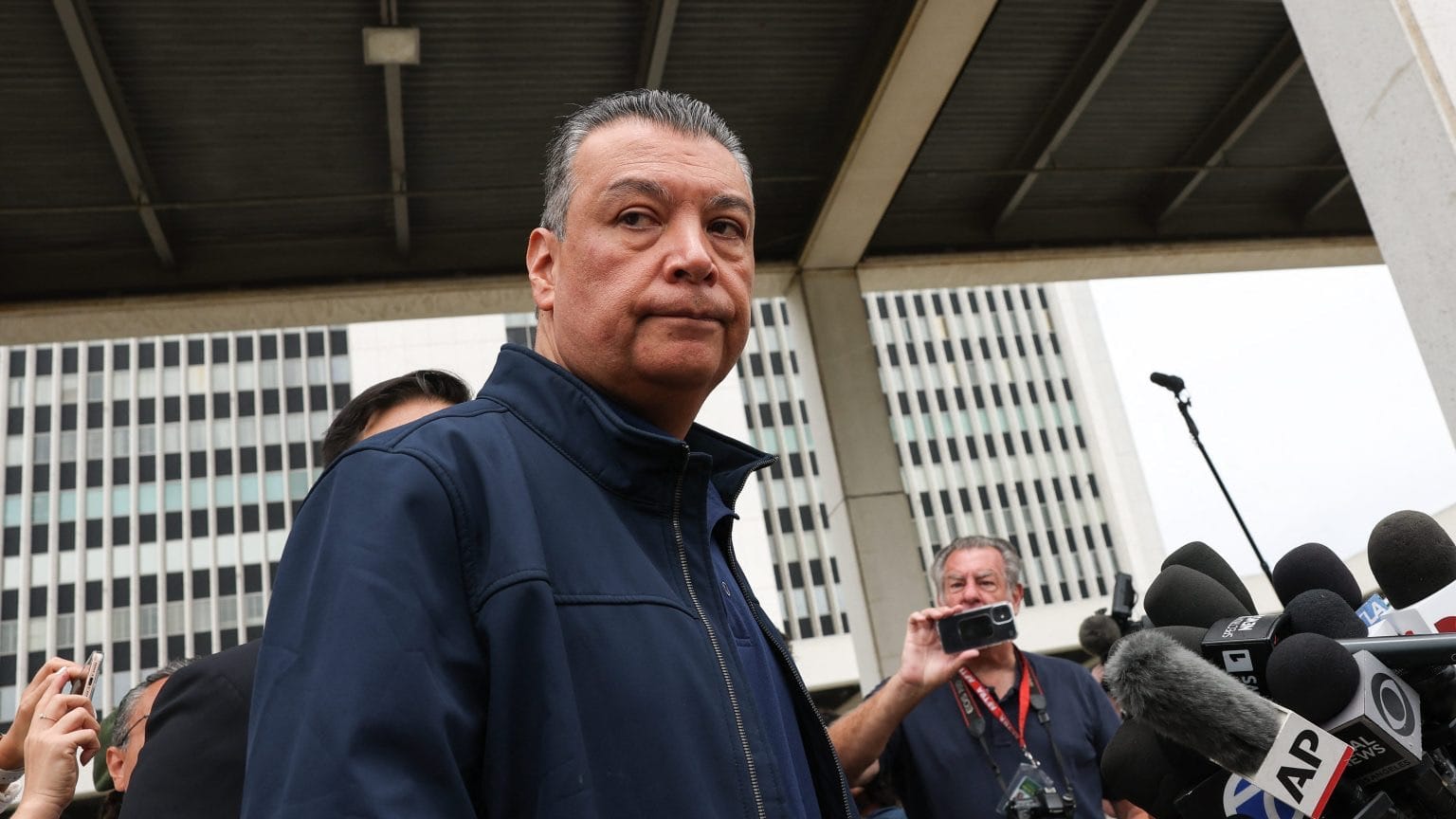 Senator Alex Padilla Forcibly Removed and Handcuffed at DHS Press Conference in Los Angeles