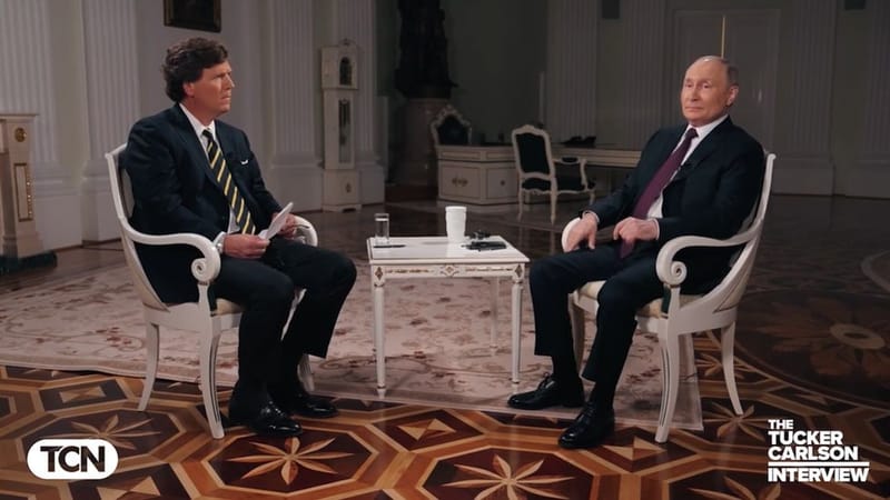 Putin-Carlson Interview Shakes Up Social Media, Highlights De-Nazification of Ukraine and U.S. Dollar Concerns post image